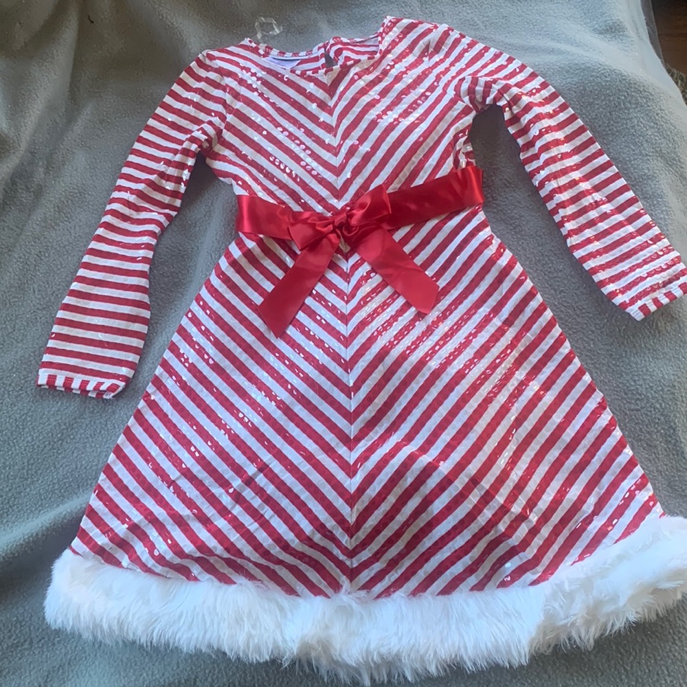 Girls like new Christmas dress